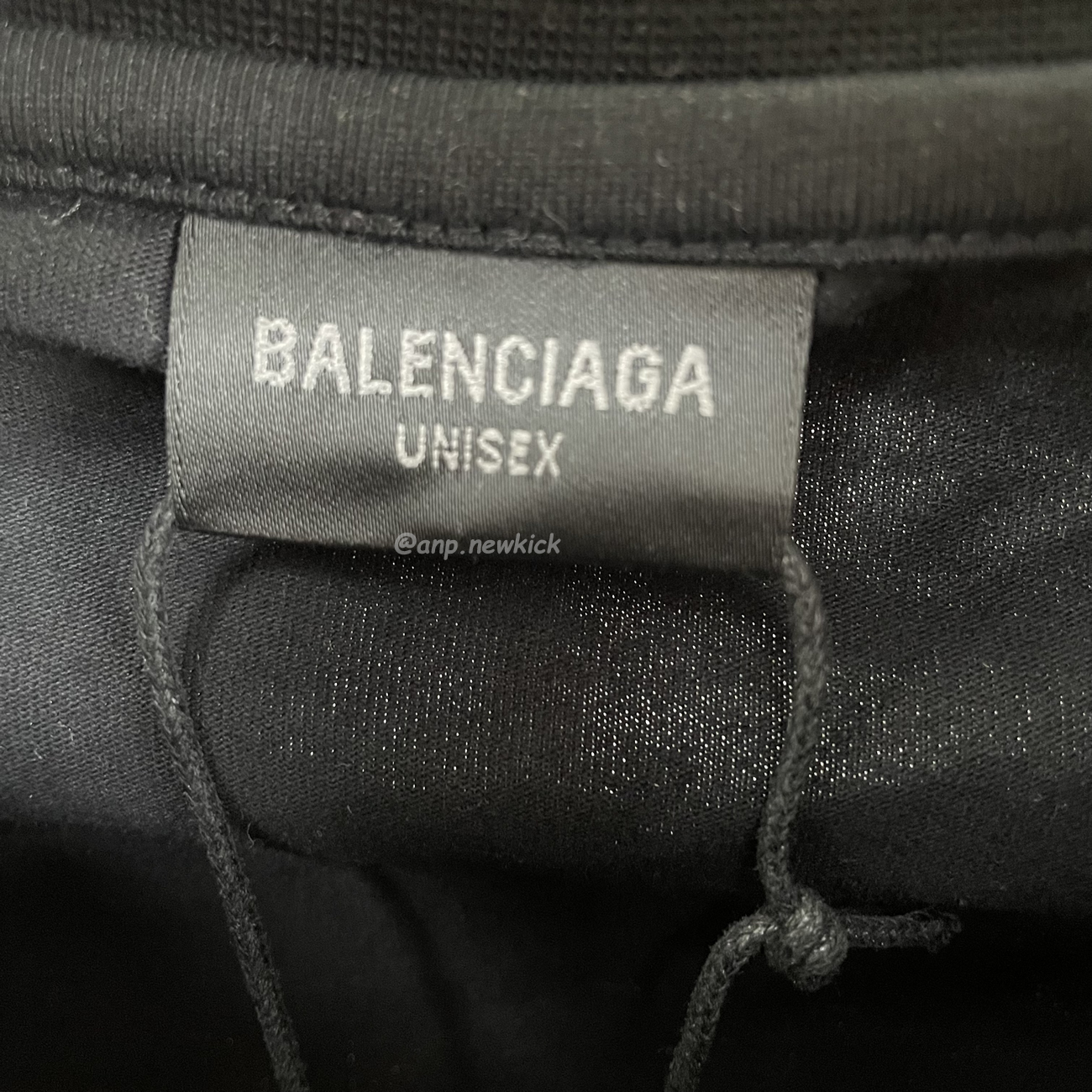 Balenciaga Black Soccer Long Sleeve Jersey T Shirt (2) - www.newkick.vip